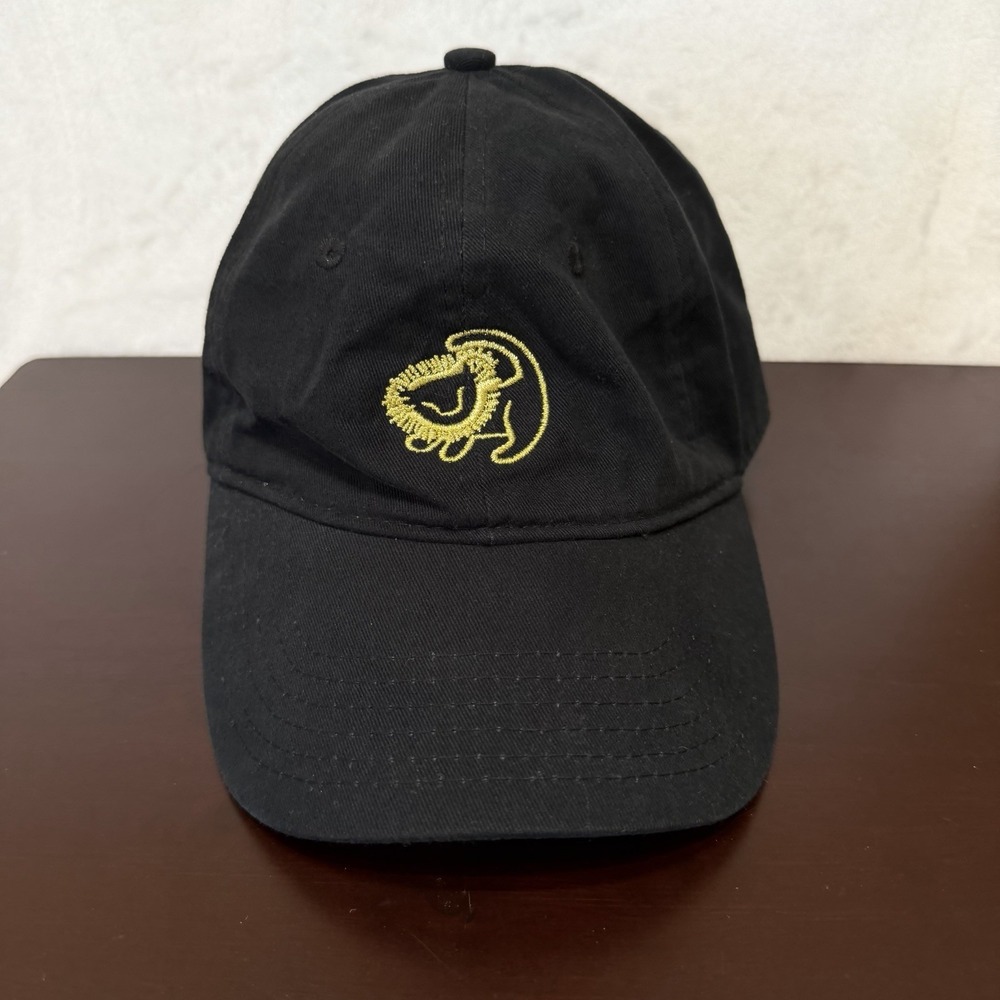 Disney Lion King Baseball Hat Cap 2019 Embroidered Simba Black Yellow Strapback